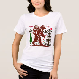 Camiseta Wilderness Caminhando com o Urso Explorador de Art