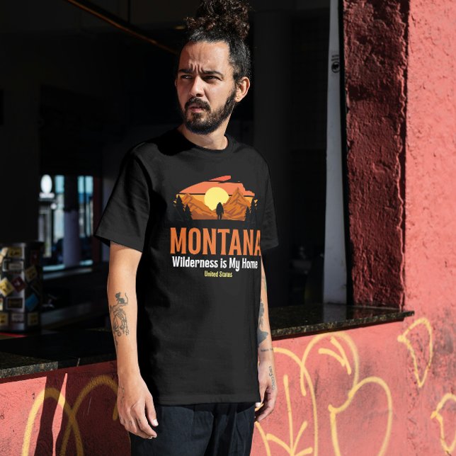 Camiseta Wilderness is My Home – Montana Roots | Nature Lov (Criador carregado)