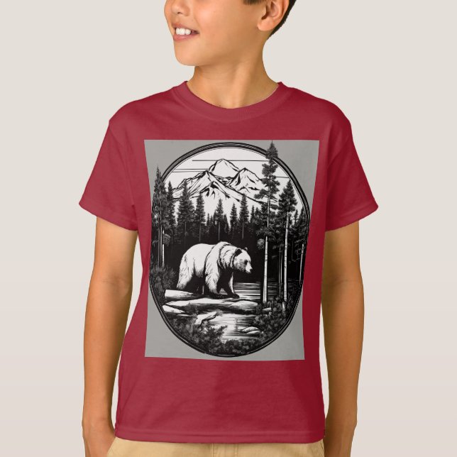 Camiseta Wilderness Pines Logo (Frente)