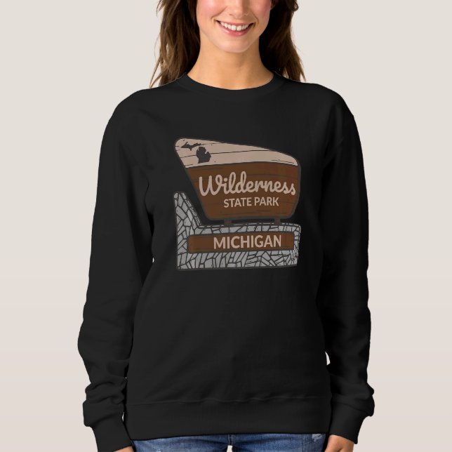 Camiseta Wilderness State Park Michigan MI - Sinal de boas- (Frente)