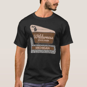 Camiseta Wilderness State Park Michigan MI - Sinal de boas-