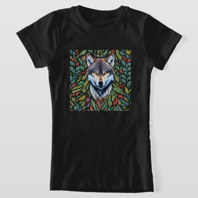 Camiseta Wilderness Woodland Predator Wolf (Postura )