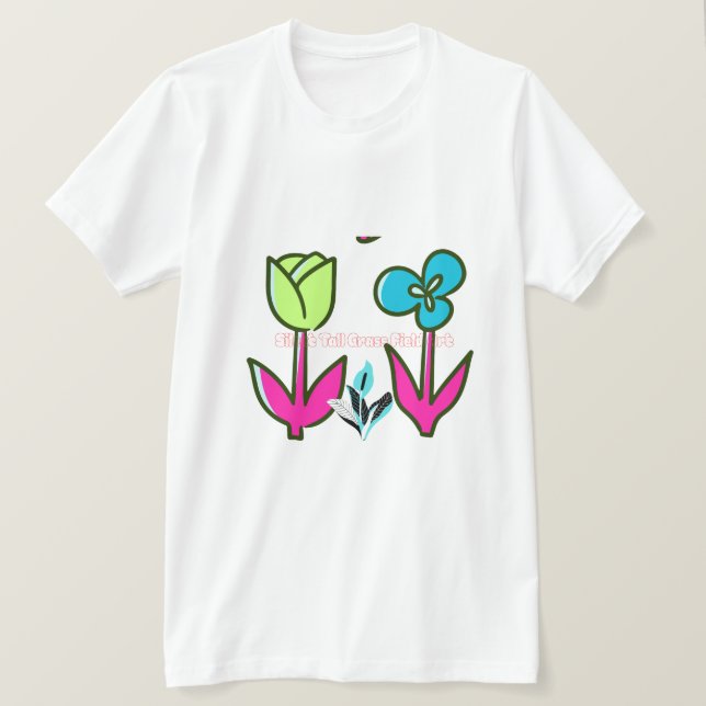 Camiseta Wildflower Botanical Art - Nature Illustration  (Frente do Design)