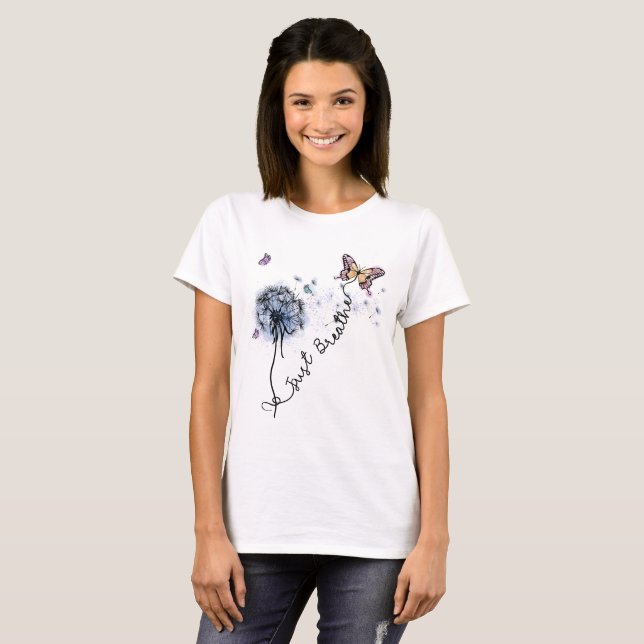 Camiseta Wildflower Cote Apenas Breathe (Frente Completa)
