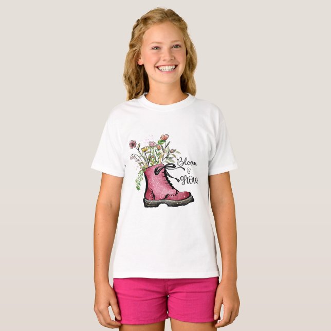 Camiseta Wildflower Cote Bloom e Crescimento (Frente Completa)