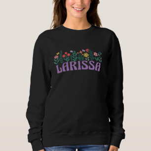 Camiseta Wildflower Floral LARISSA Primeiro Nome Dia de as 