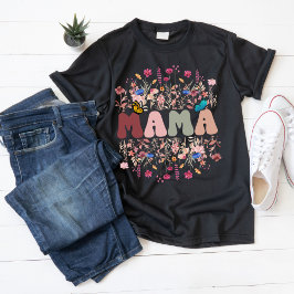 Camiseta Wildflower mama floral