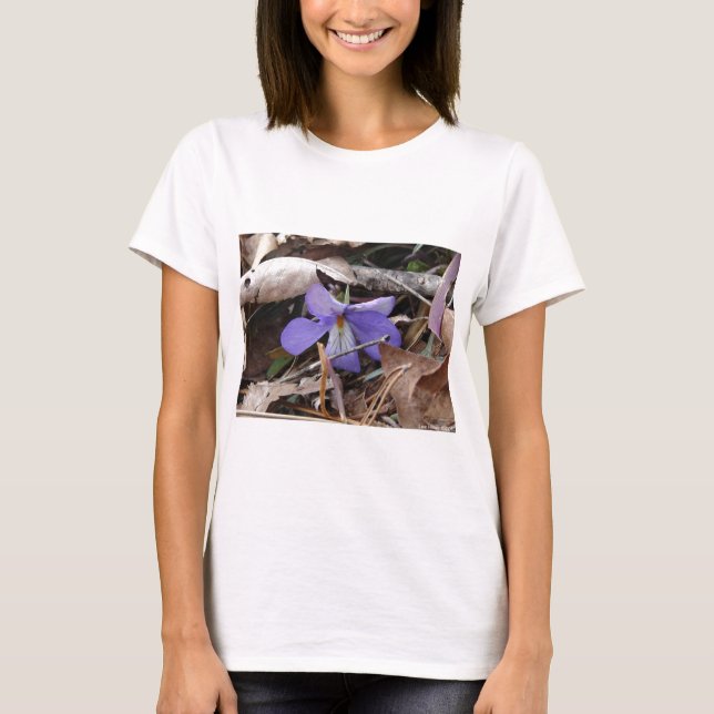 Camiseta WildFlowers Birds-Foot Violet Hot Primaveras AR Pr (Frente)