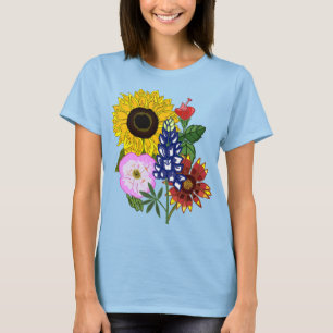Camiseta Wildflowers de Texas