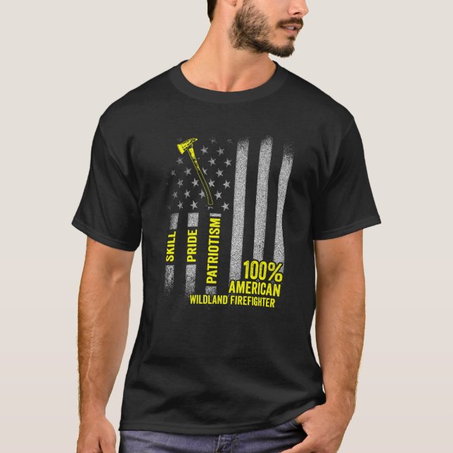 Camiseta Wildland Firefighter Appreciation Firefighting Fir (Frente)