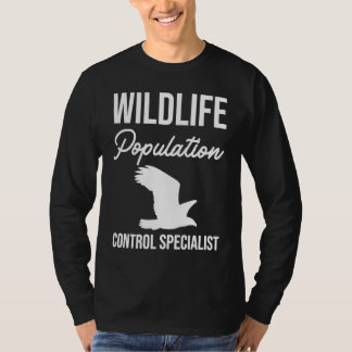 Camiseta Wildlife Population Control Specialist