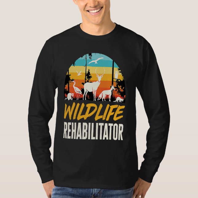Camiseta Wildlife Rehabilitator Animals Rights Rescue (Frente)
