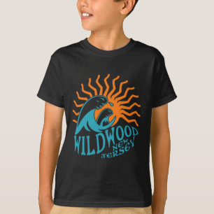 Camiseta Wildwood New Jersey Beach Frente E Trás