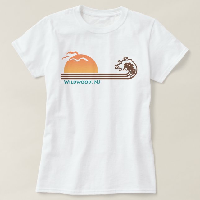Camiseta Wildwood NJ (Frente do Design)