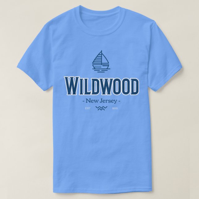 Camiseta Wildwood NJ (Frente do Design)