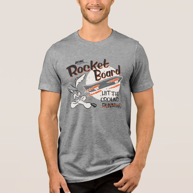 Camiseta WILE E. COYOTE™ ACME Rocket Board (Frente)