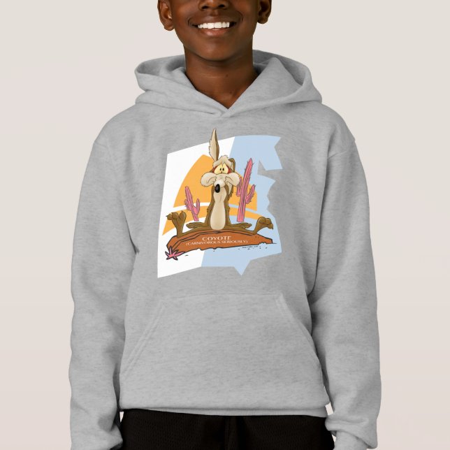 Camiseta WILE E. COYOTE™ (Carnívoro Sério) (Frente)