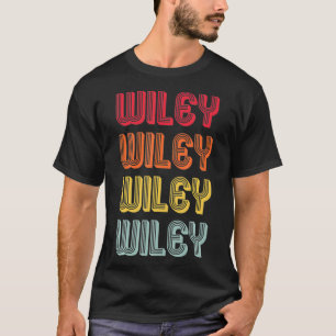 Camiseta WILEY Gift Surname Funny Retro Vintage 80s Birthda
