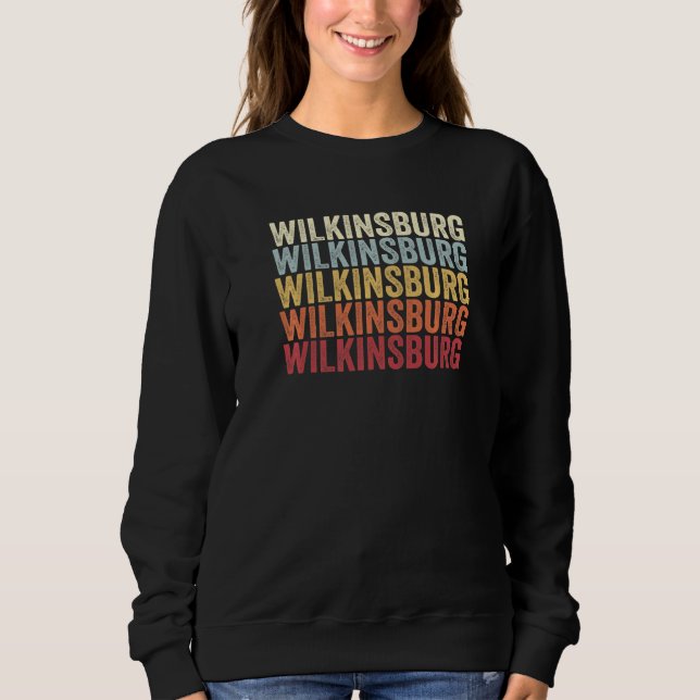 Camiseta Wilkinsburg Pennsylvania Wilkinsburg PA Retro Vint (Frente)