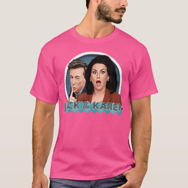 Camiseta Will Grace - Jack E Karen (Frente)