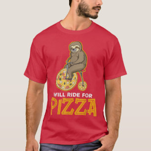 Camiseta Will Ride For Pizza 36095976