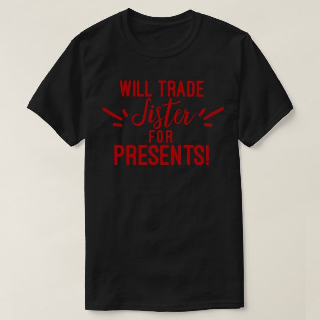 Camiseta Will Trade for Presente Cheeky design Fa (Frente do Design)