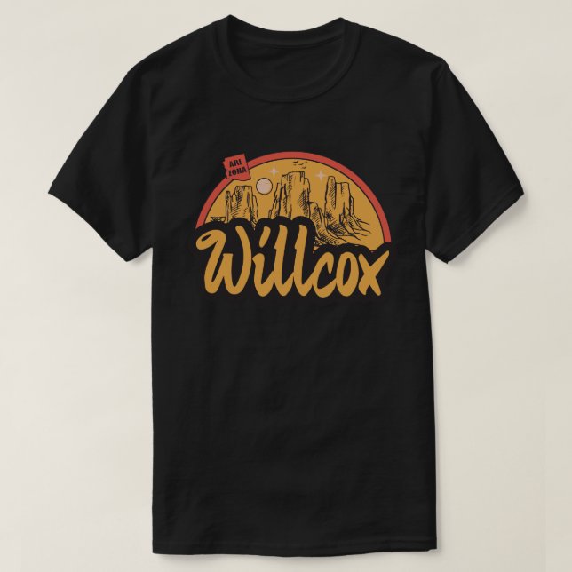 Camiseta Willcox, Arizona (Frente do Design)