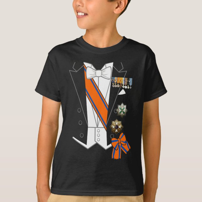 Camiseta Willem-Alexanders Gala Kostuum (Frente)