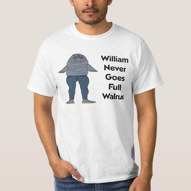 Camiseta William a morsa (Frente)