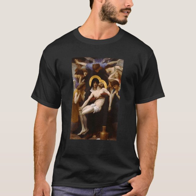 Camiseta William Adolphe Bouguereau Pieta 2 Para Artista (Frente)
