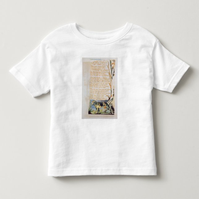 Camiseta William Blake | o Tyger, das canções da inocência (Frente)