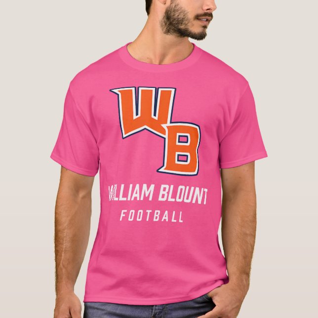 Camiseta William Blount Governadores Logo Equipe De Futebol (Frente)