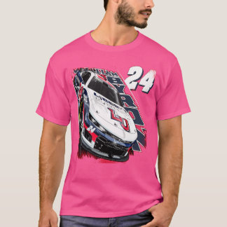 Camiseta William Byron Red Racing