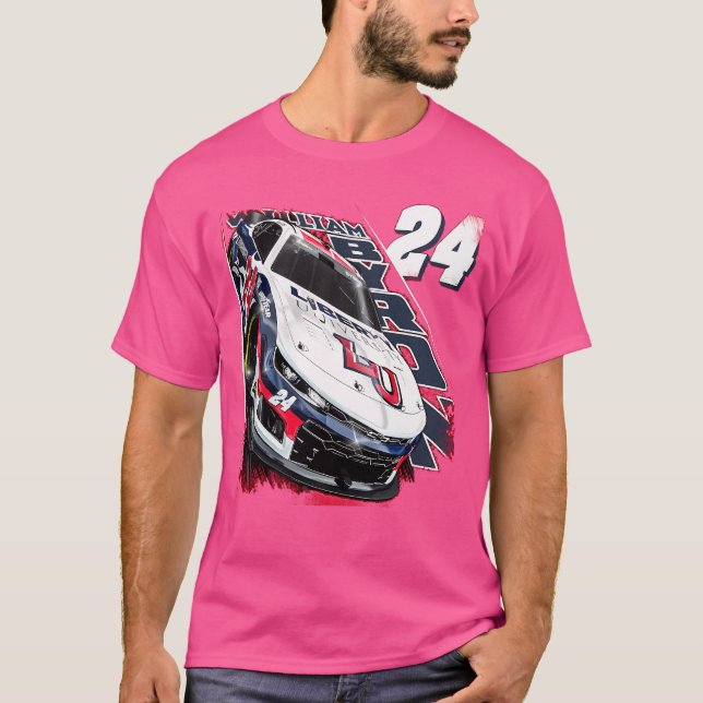 Camiseta William Byron Red Racing (Frente)