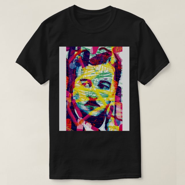 Camiseta William Faulkner IV (Frente do Design)