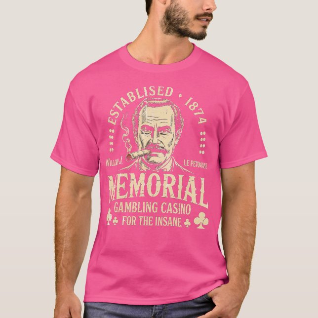 Camiseta William J. Le Petomane Memorial Gambling Casino de (Frente)