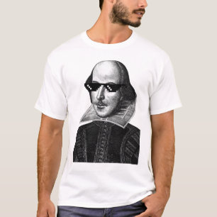 Camiseta William Shakespeare com Shades White Men