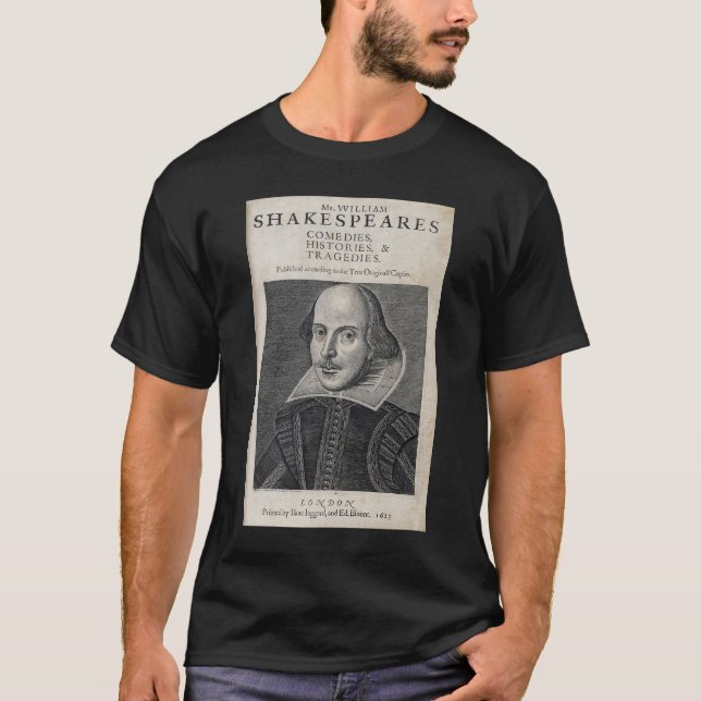 Camiseta William Shakespeare Portrait (Frente)