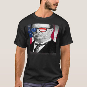 Camiseta William Taft USA Flag Patriótico American Flag 4º