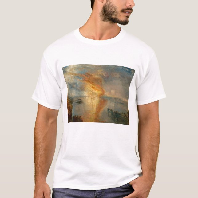 Camiseta William Turner - The Burning of the Parliament (Frente)