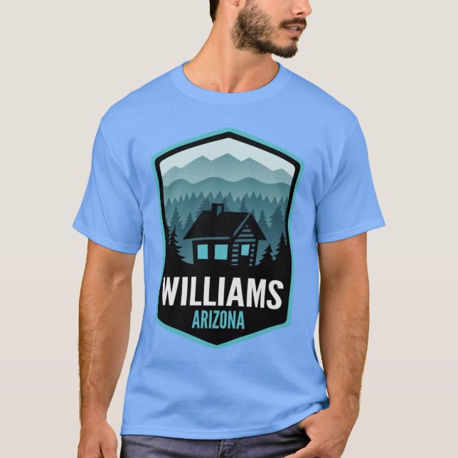 Camiseta Williams Arizona Mountain Town Cabin (Frente)