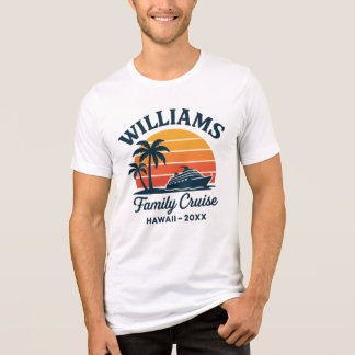 Camiseta Williams cruzeiro férias tropicais navio viagem Ha