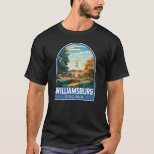 Camiseta Williamsburg Virginia Viagem Art Vintage