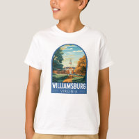Williamsburg Virginia Viagem Art Vintage