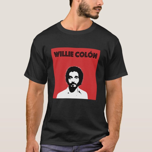 Camiseta Willie Colón, o homem do salsa Clássico (Frente)