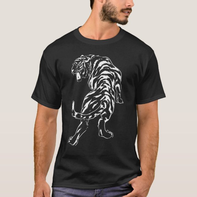 Camiseta Willife Animal Tiger White Mountain 5 (Frente)