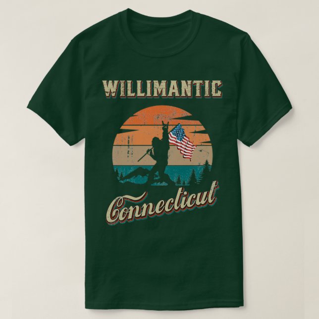 Camiseta Willimantic Connecticut (Frente do Design)