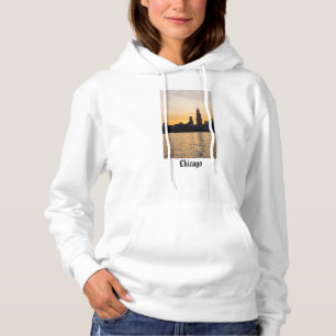 Camiseta Willis Tower Sunset Silhouette