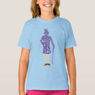 Camiseta Willy Wonka Citação Silhuette