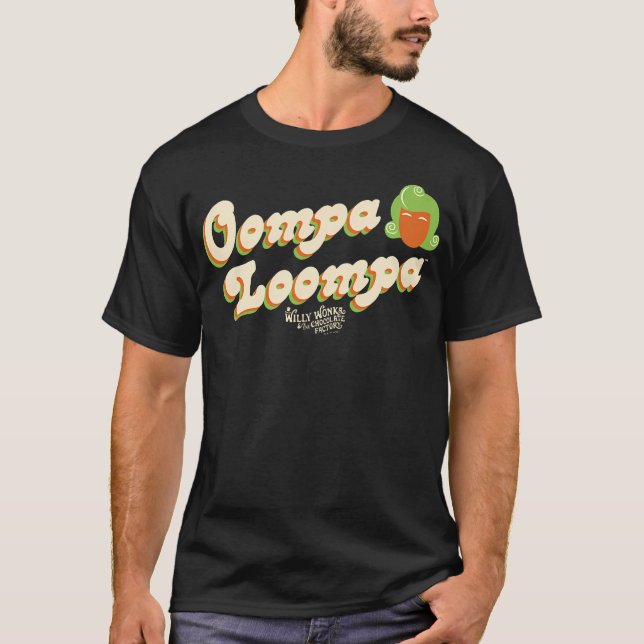 Camiseta Willy Wonka E A Fábrica De Chocolate Oompa Loompa (Frente)